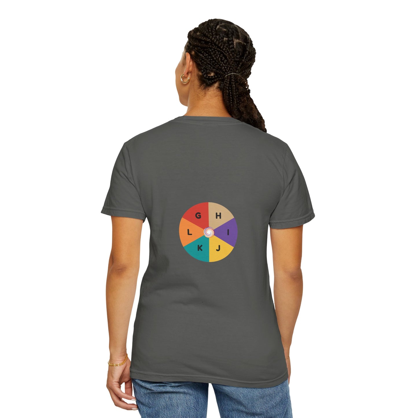 Vintage Living Room Graphic T-Shirt — 'VORTEX' Retro Gamer Chill Tee