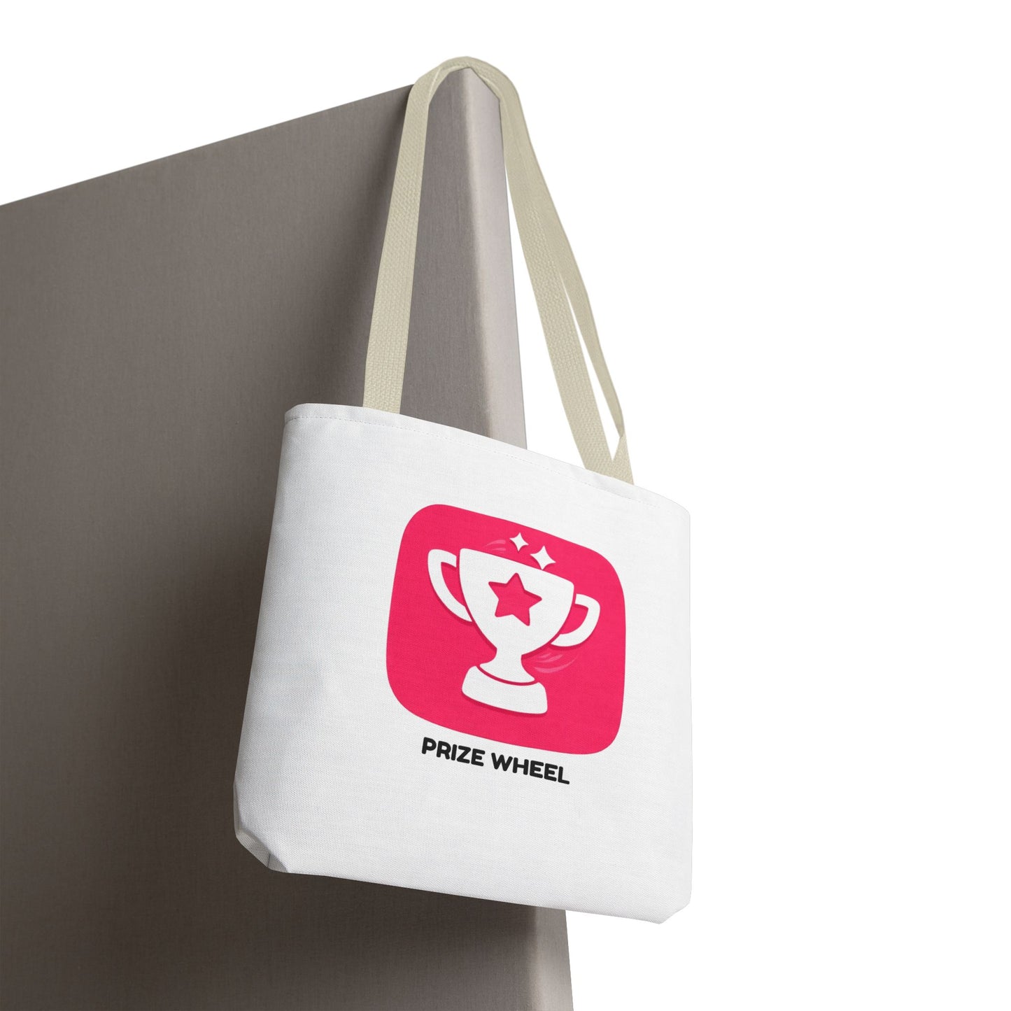 Prize Wheel Tote Bag — Colorful Game Night Canvas Tote