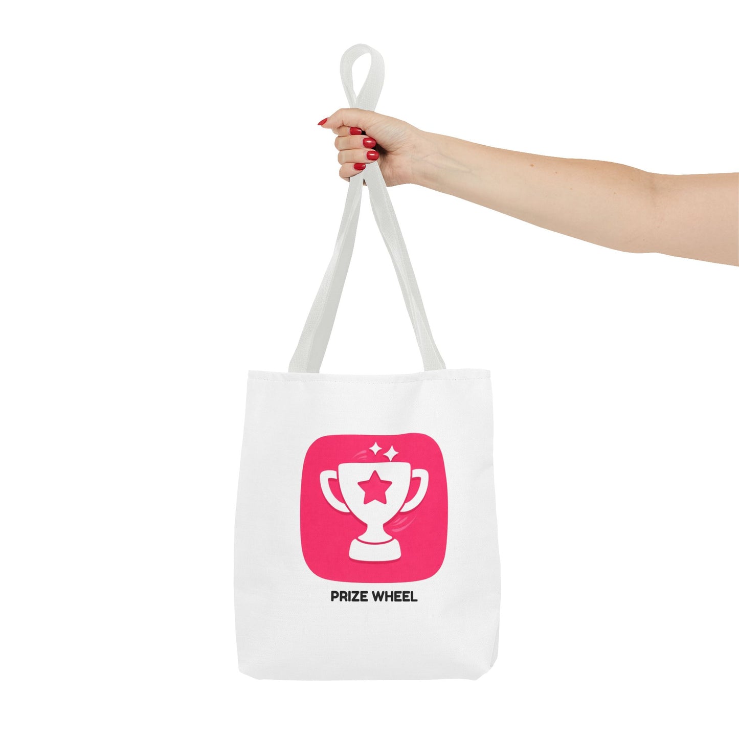Prize Wheel Tote Bag — Colorful Game Night Canvas Tote