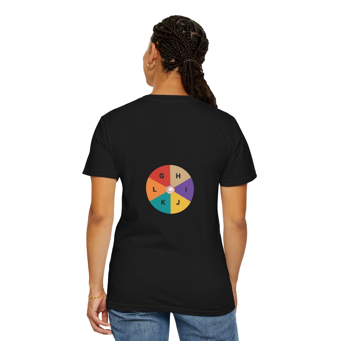 Vintage Living Room Graphic T-Shirt — 'VORTEX' Retro Gamer Chill Tee