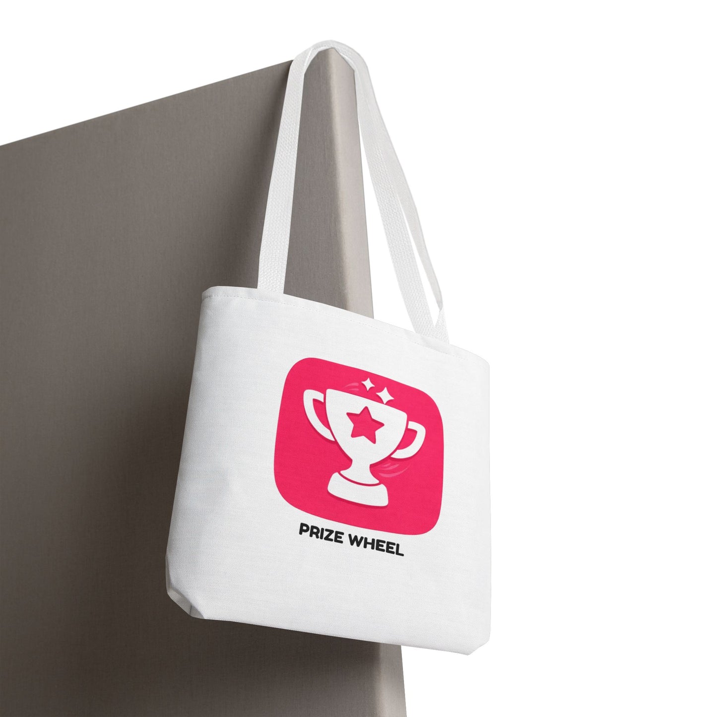 Prize Wheel Tote Bag — Colorful Game Night Canvas Tote