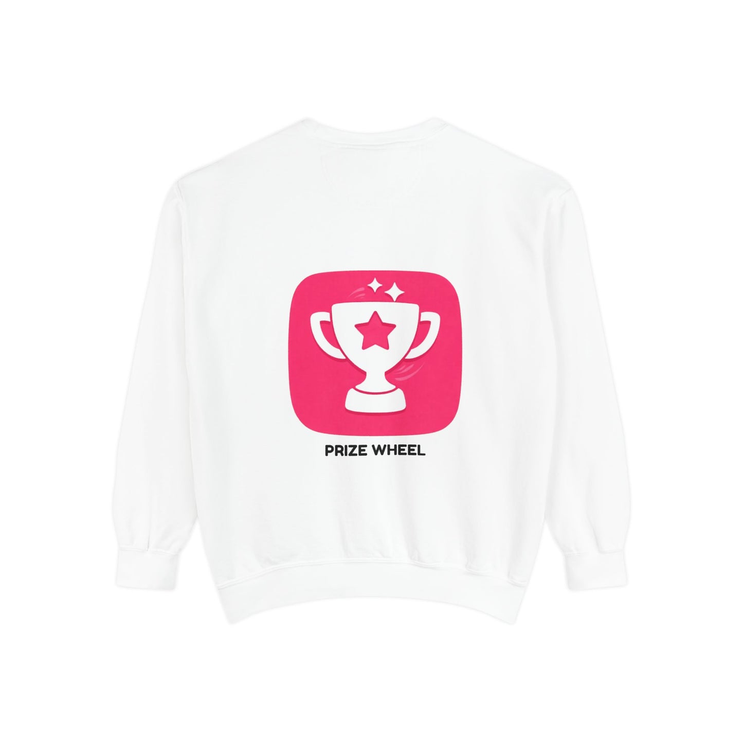 Prize Wheel Sweatshirt — Fun Game Night Graphic Crewneck