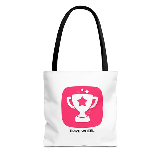 Prize Wheel Tote Bag — Colorful Game Night Canvas Tote