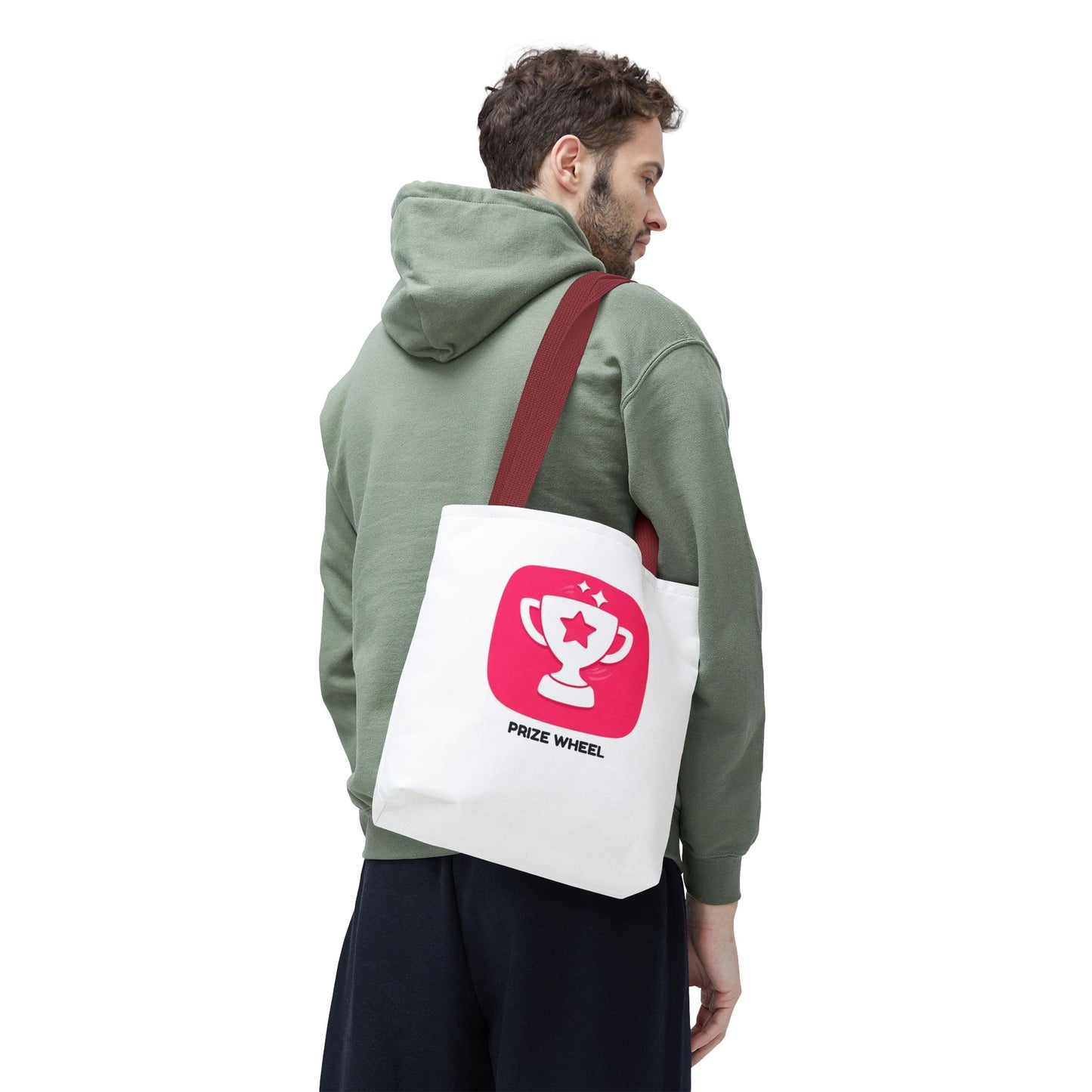 Prize Wheel Tote Bag — Colorful Game Night Canvas Tote