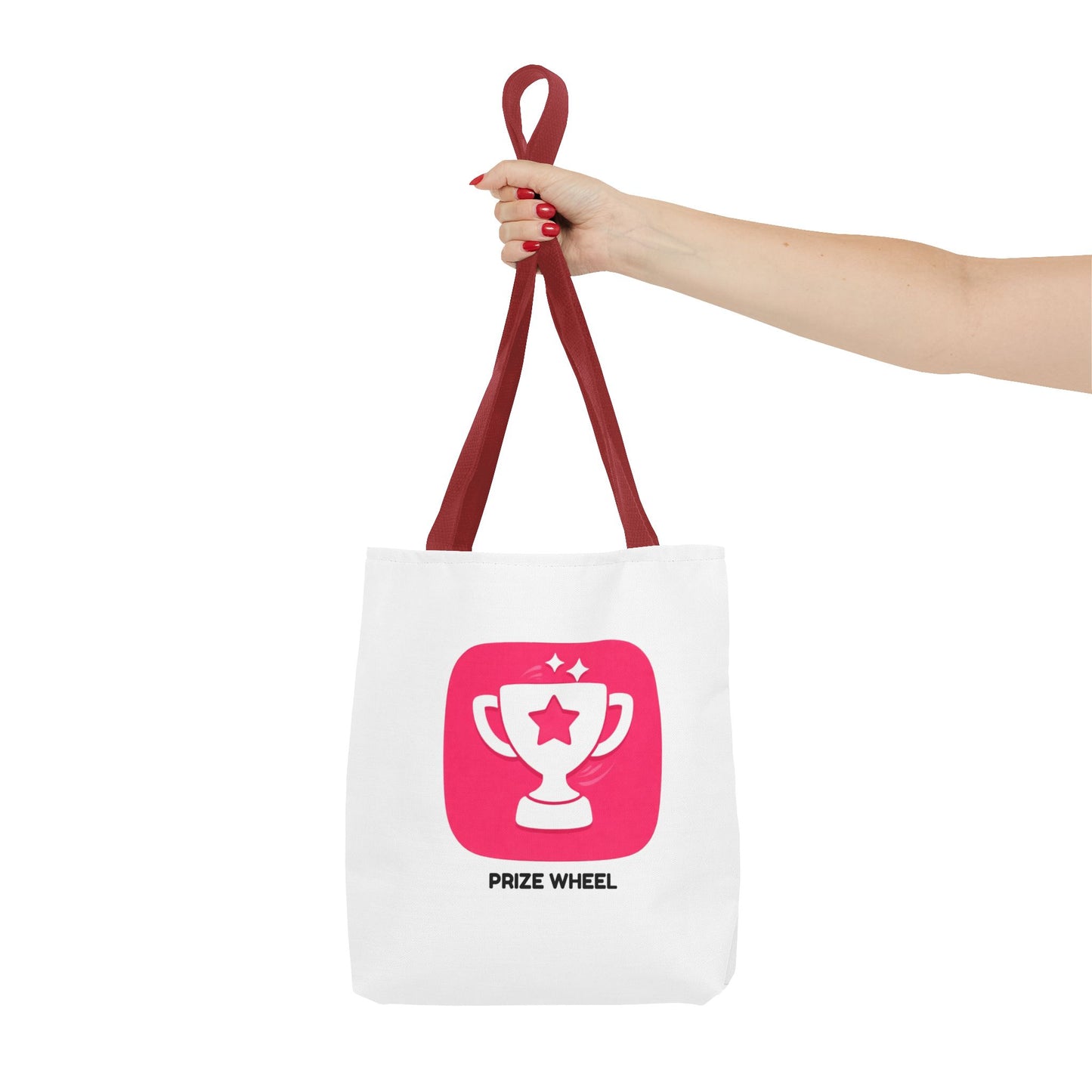 Prize Wheel Tote Bag — Colorful Game Night Canvas Tote
