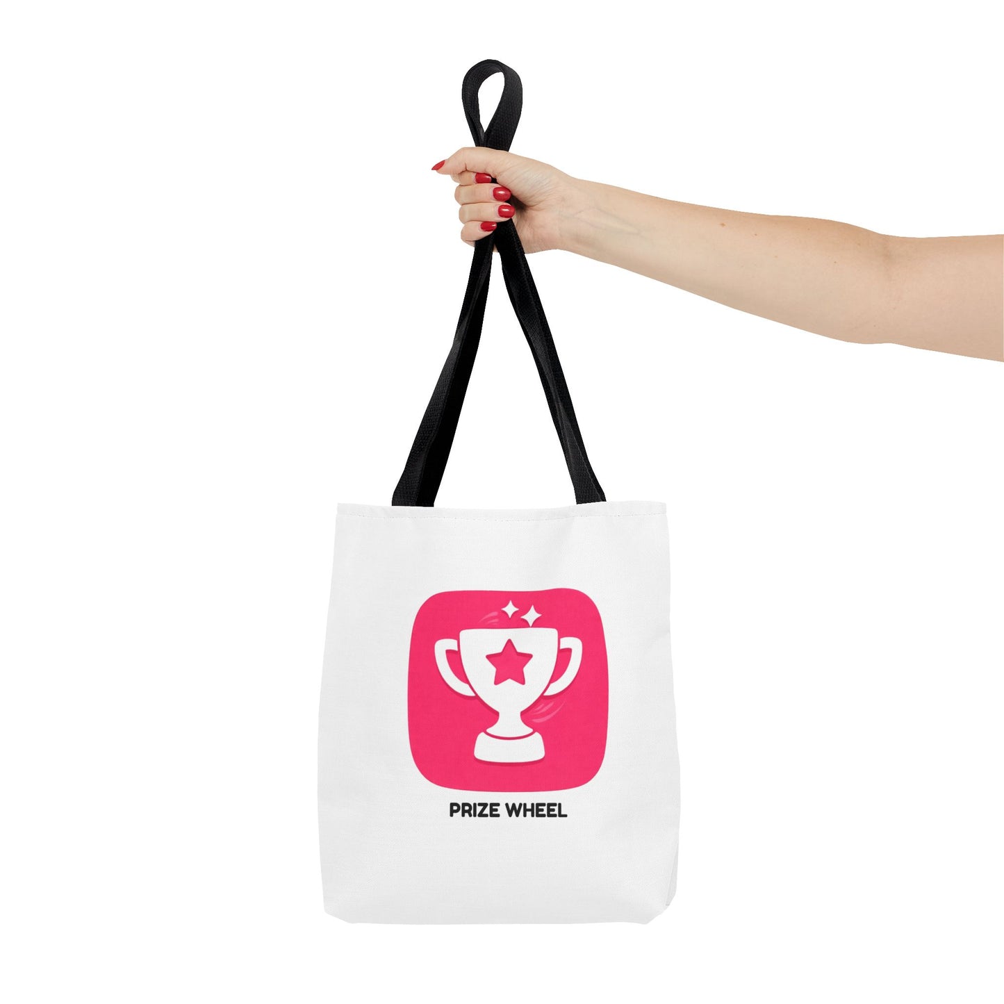 Prize Wheel Tote Bag — Colorful Game Night Canvas Tote