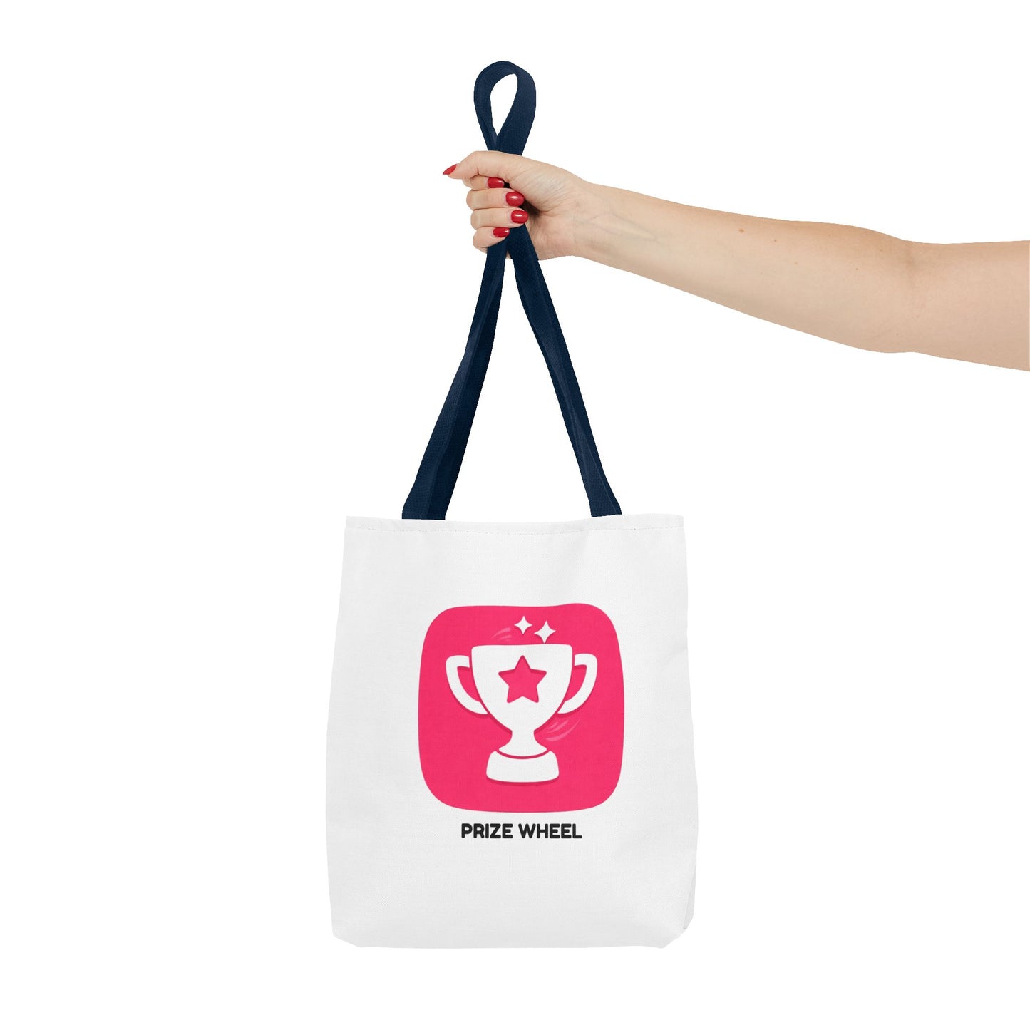 Prize Wheel Tote Bag — Colorful Game Night Canvas Tote
